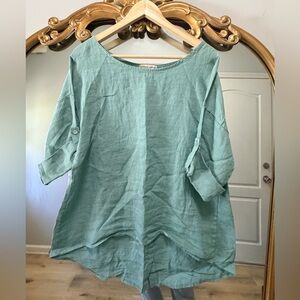 Elegant Seafoam Green Women's Tunic